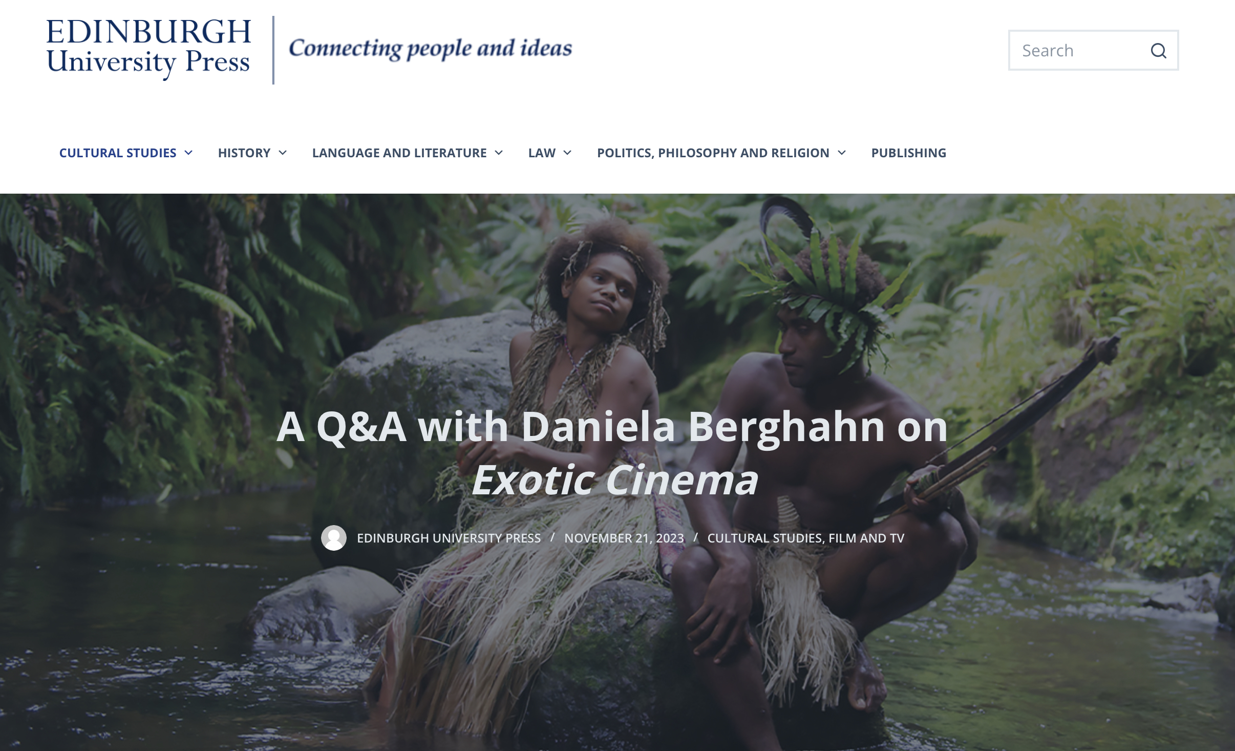 Author Q&A about Exotic Cinema book